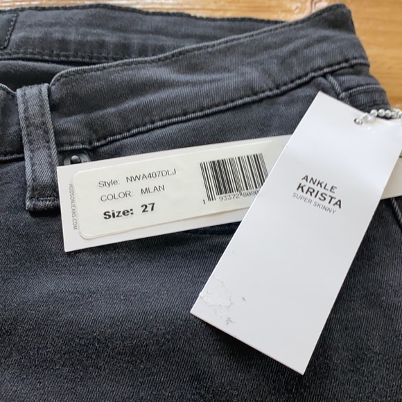 NEW Hudson Krista Skinny Black Jeans - Picture 2 of 5